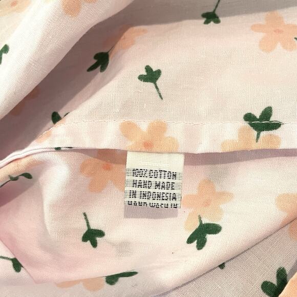 Alia Blue Pink Floral Maxi Dress Womens Small Gathered Center Open Back - Picture 8 of 10